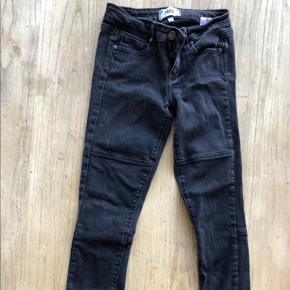 Paige gray skinny jeans